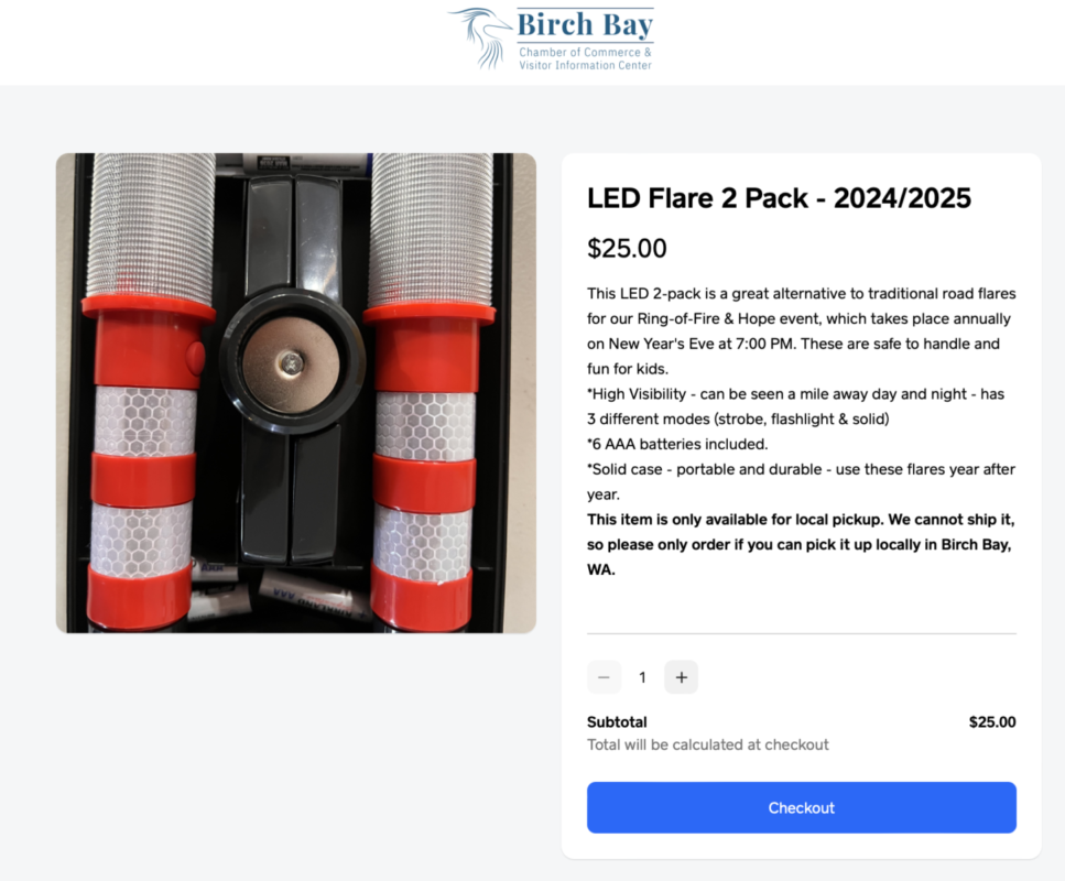 Reuseable LED Flares Available for 2024!